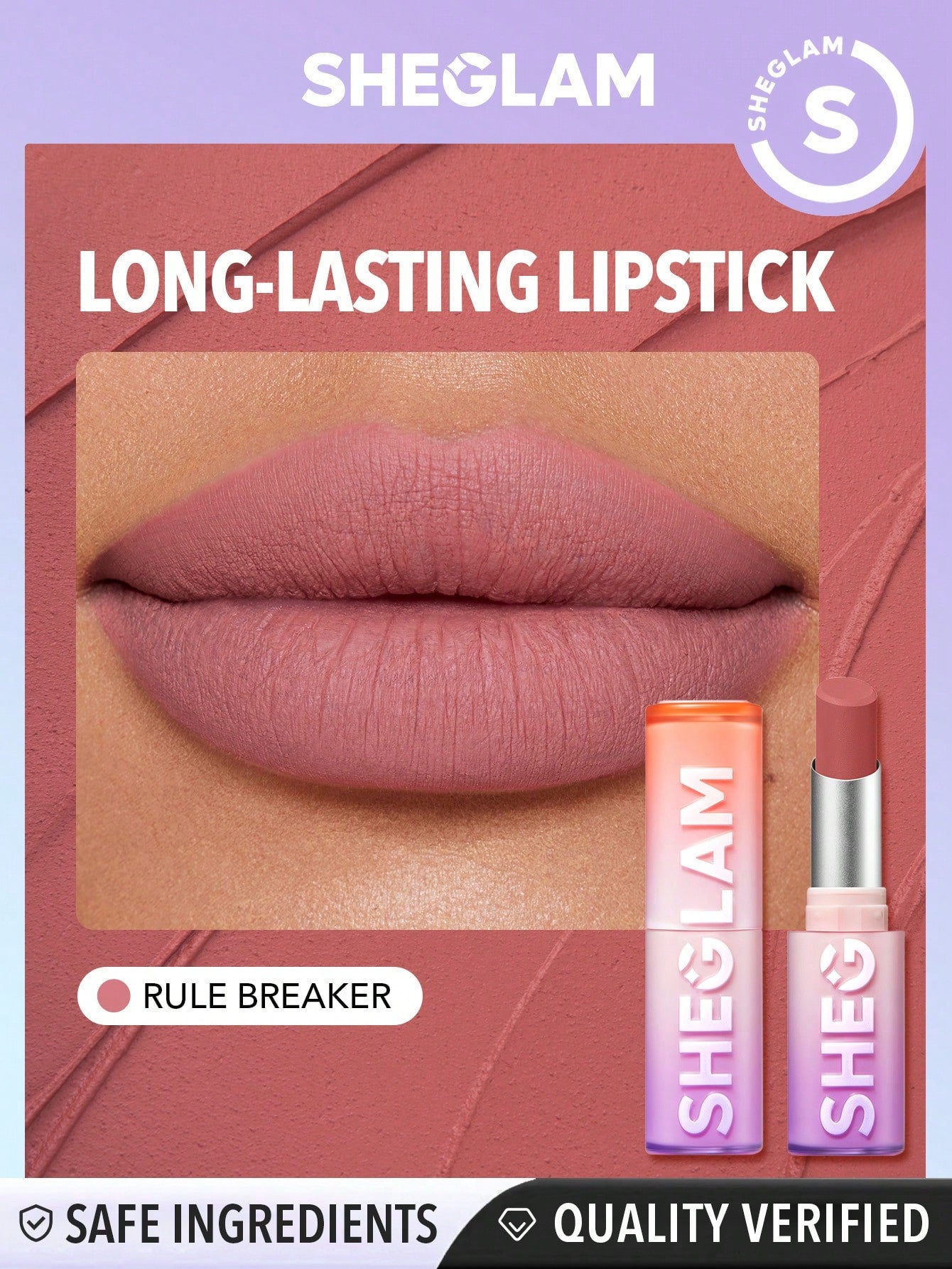 Dynamatte Boom Long-lasting Matte Lipstick-100 Rule Breaker