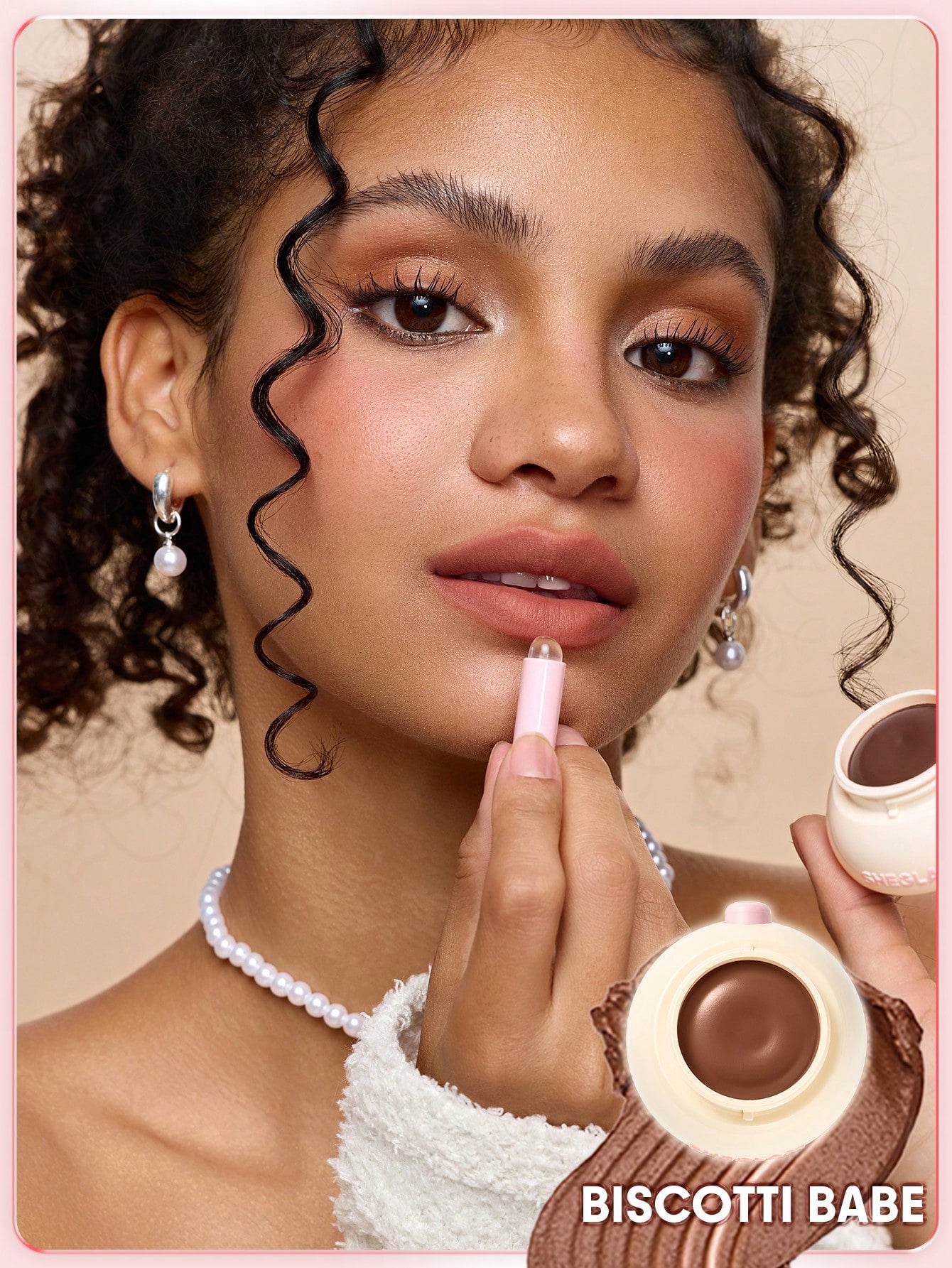 Bounce Putty Pocket Lip Pot-517 Biscotti Babe