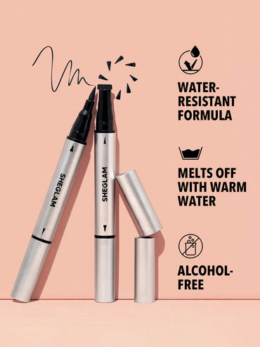 Wing It Waterproof Liner Duo-Black