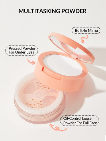 Insta-Ready Face & Under Eye Setting Powder Duo-11 Bisque