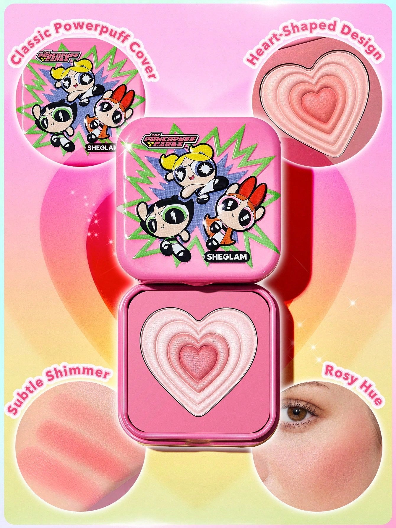 The Powerpuff Girls X Tough Love Shimmer Blush-Utonium