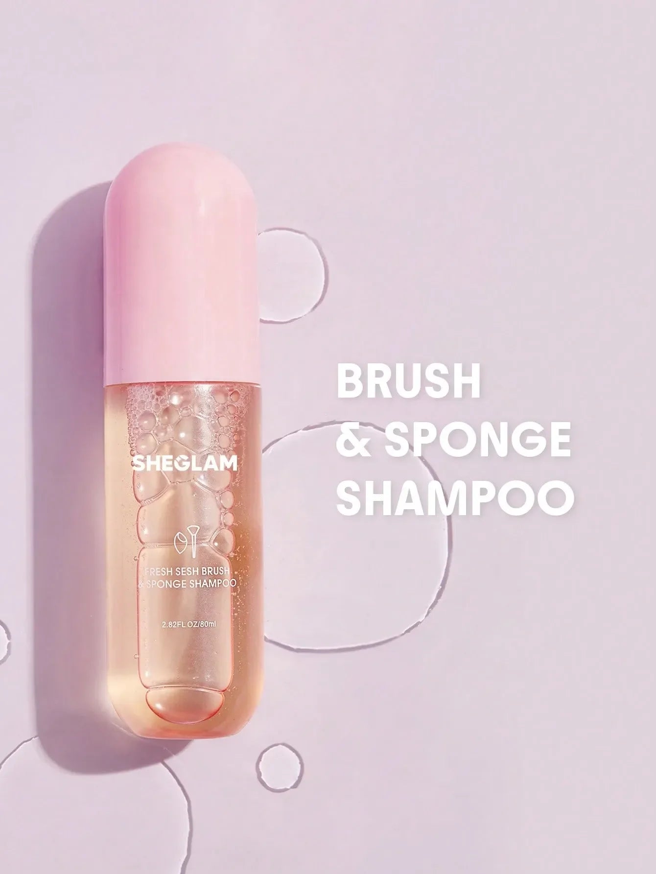 SHEGLAM - Fresh Sesh Brush & Sponge Shampoo-Pink
