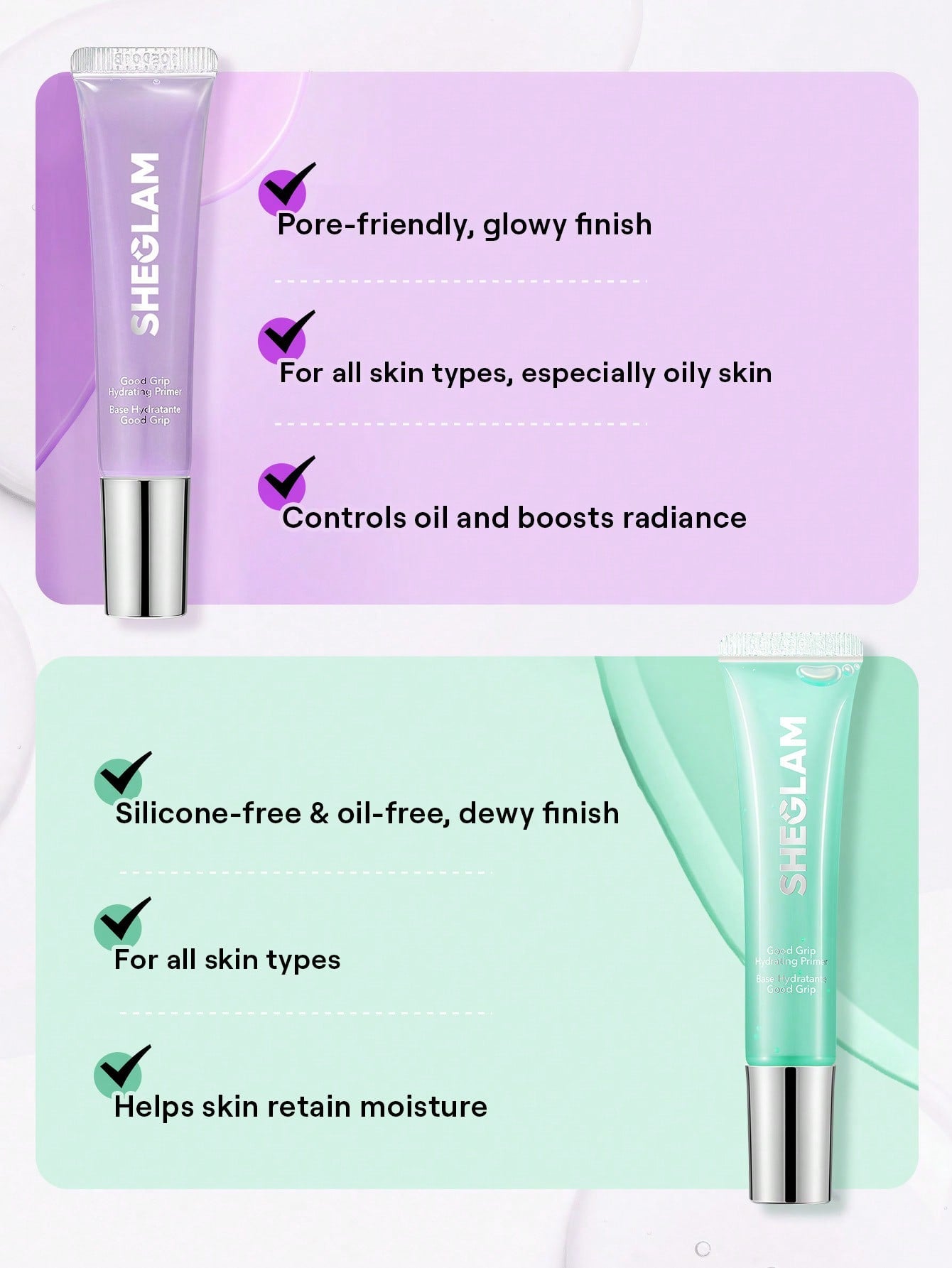 Good Grip Hydrating Primer-Blueberry+AHA-15ml