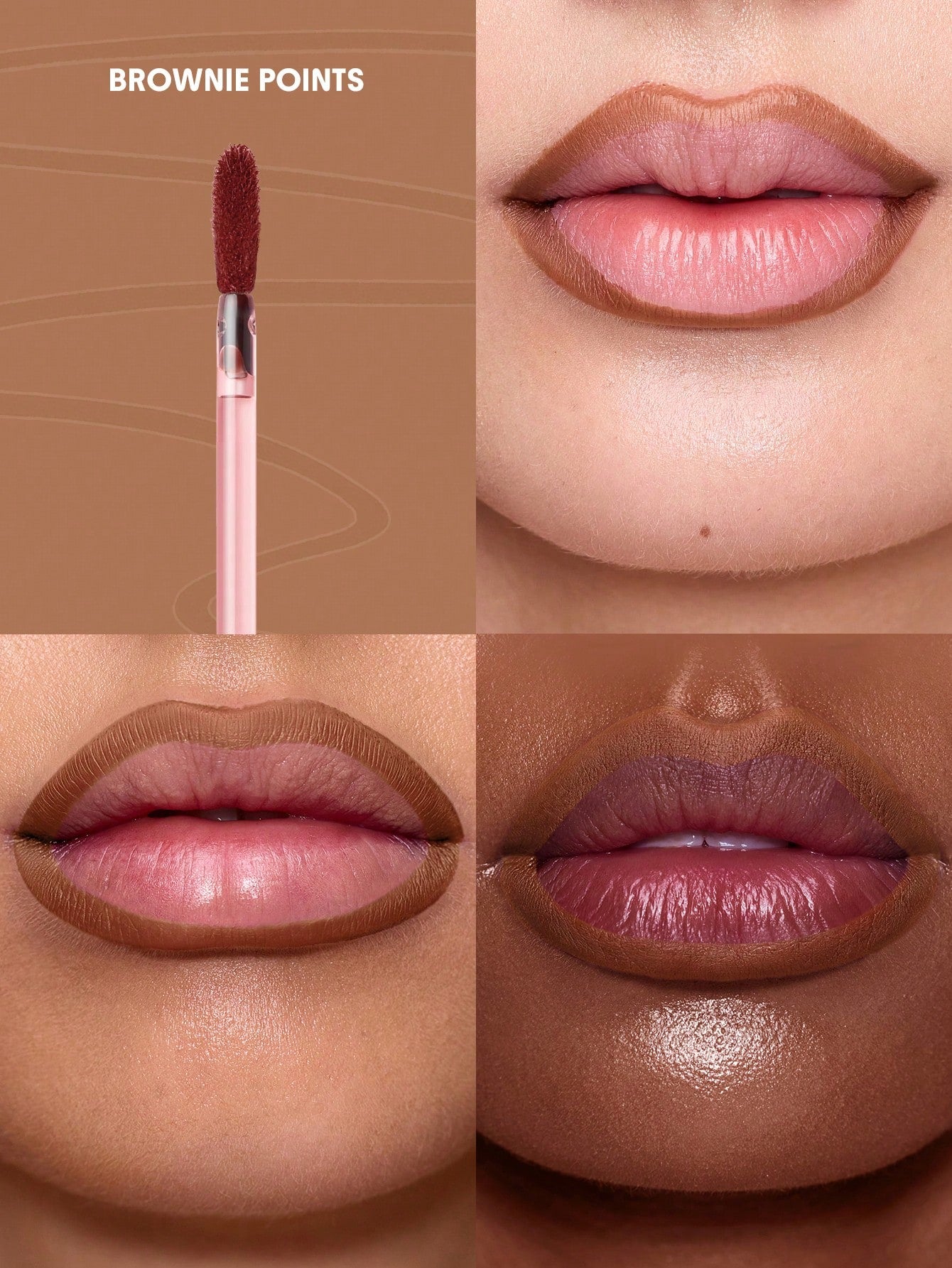 Fall In Line Peel Off Lip Liner Stain-011 Brownie Points