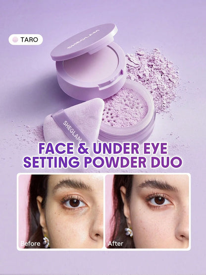 SHEGLAM - Insta-Ready Face & Under Eye Setting Powder Duo