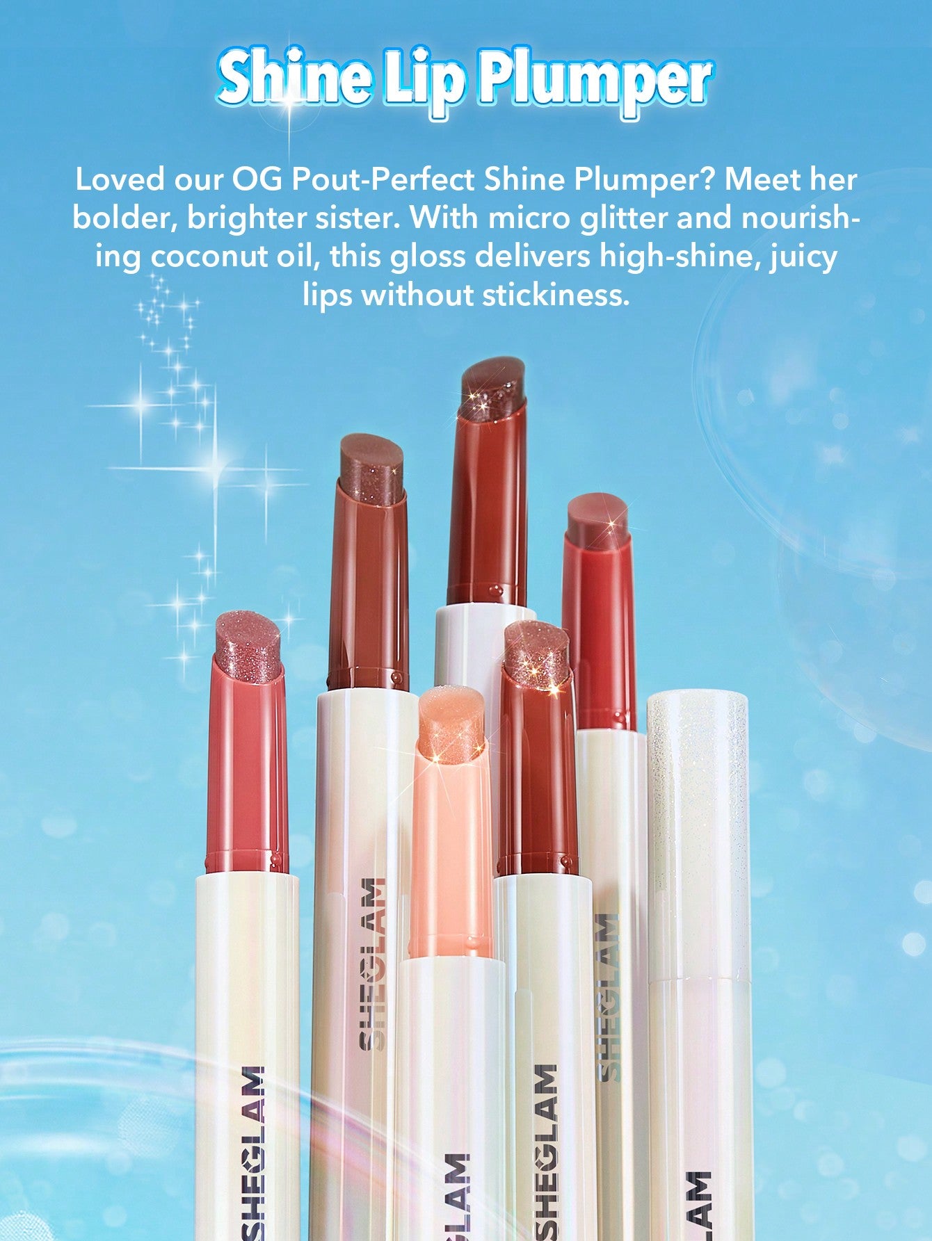 Pout-Perfect Shimmer Lip Plumper-555 Sepia Kiss