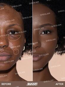 Shein - SHEGLAM Complexion Boost Concealer-Russet Sponge-Head Applicator Matte Liquid Concealer