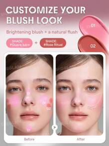 Shein - SHEGLAM Buttery Bliss Blush Stick-Guava Juice Graduation Birthday Holiday Summer Fall