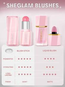 Shein - SHEGLAM Buttery Bliss Blush Stick-Painted Peony Graduation Birthday Holiday Summer Fall
