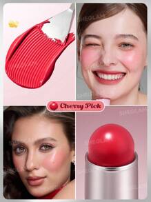 Shein - SHEGLAM Buttery Bliss Blush Stick-Cherry Pick Graduation Birthday Holiday Summer Fall
