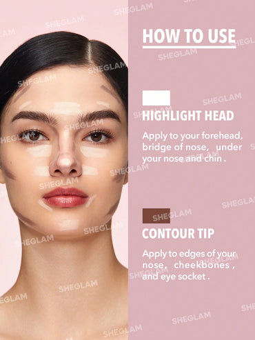 Fine Line 2-in-1 Nose Contour & Highlight Pen-02 Umber