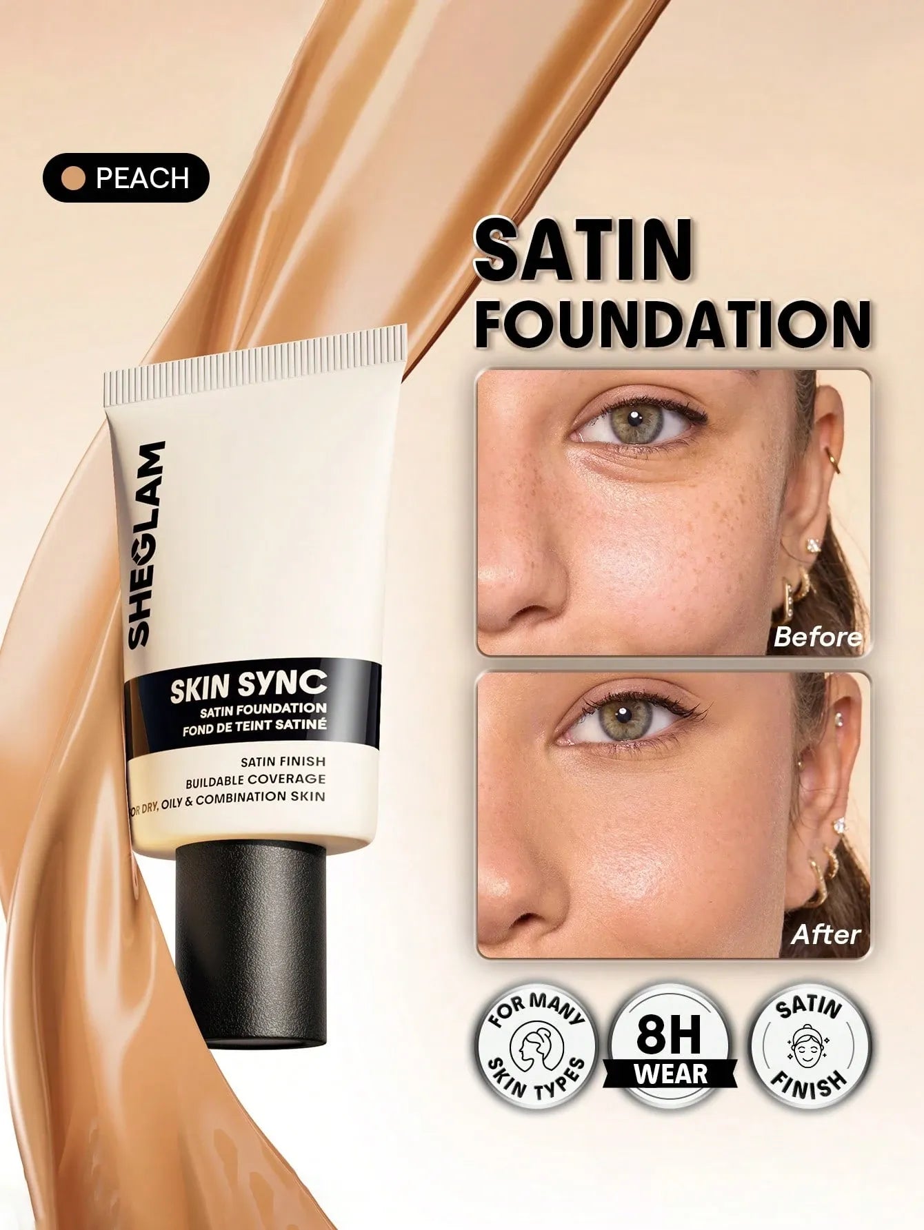 Sheglam - Skin Sync Satin Foundation