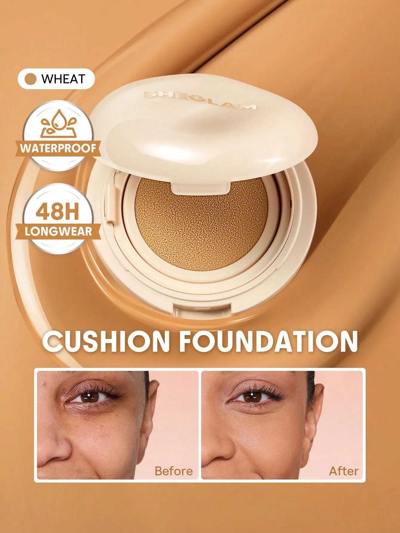 Sheglam - Lock & Go Long-Lasting Cushion Foundation
