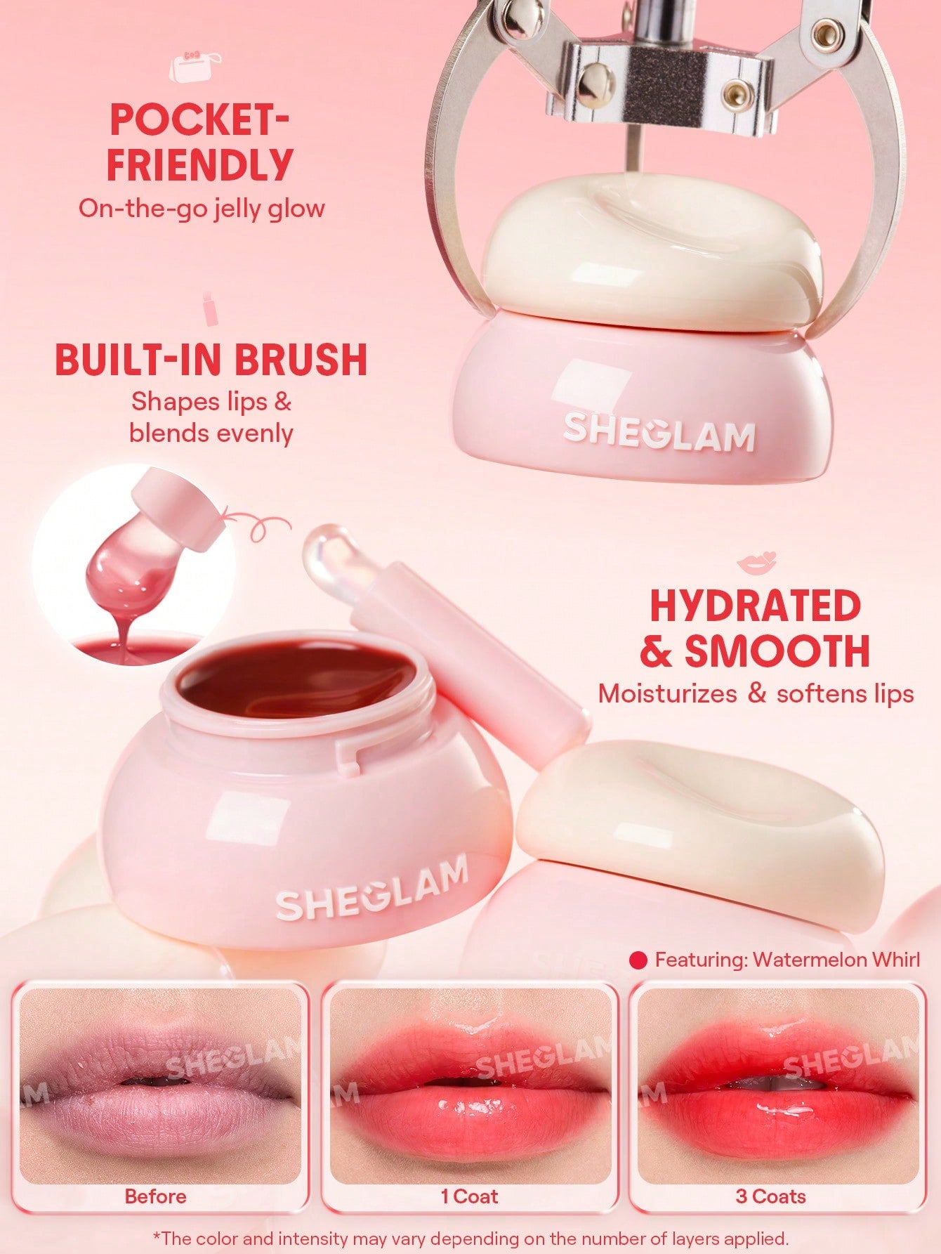 Hydra Jelly Pocket Lip Jam-415 Dragonfruit Dew