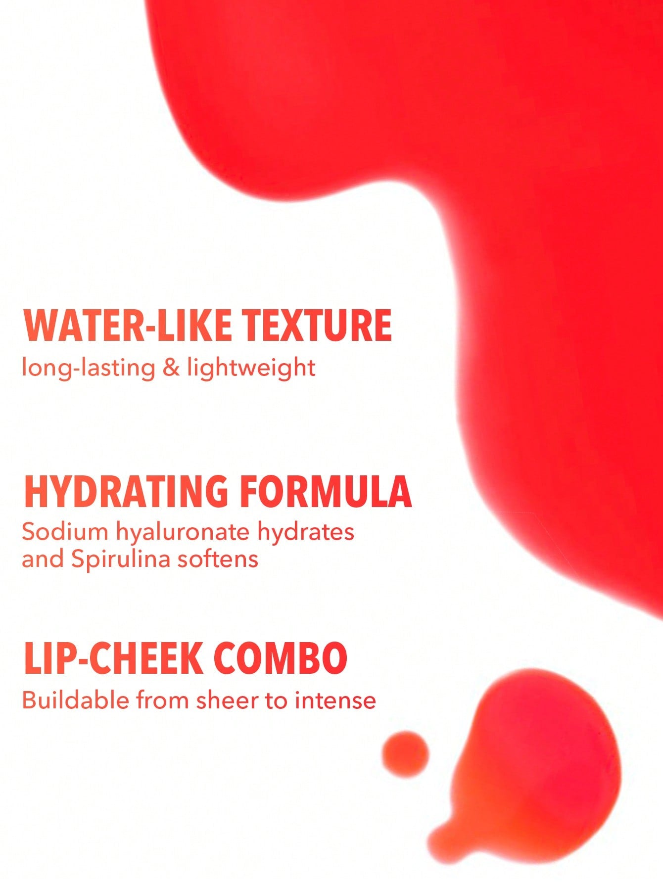 For the Flush Lip & Cheek Tint-413 Cherry Picked
