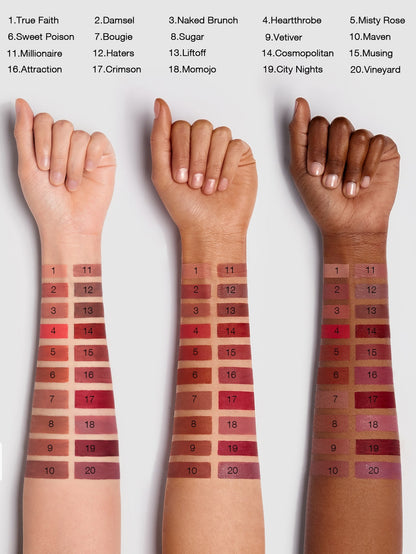 MATTE ALLURE Liquid Lipstick-411 Doll House EX MOMOJO