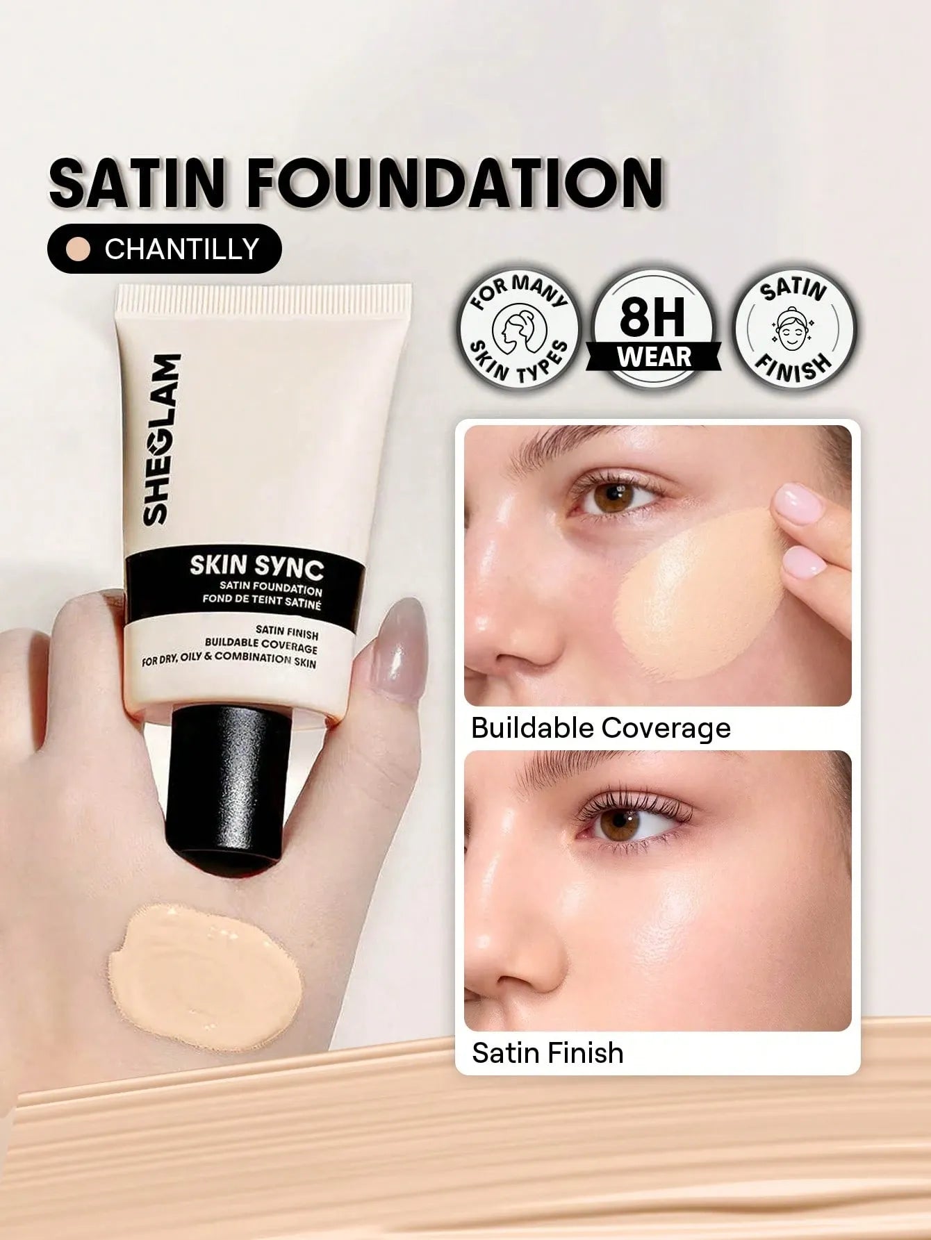 Sheglam - Skin Sync Satin Foundation