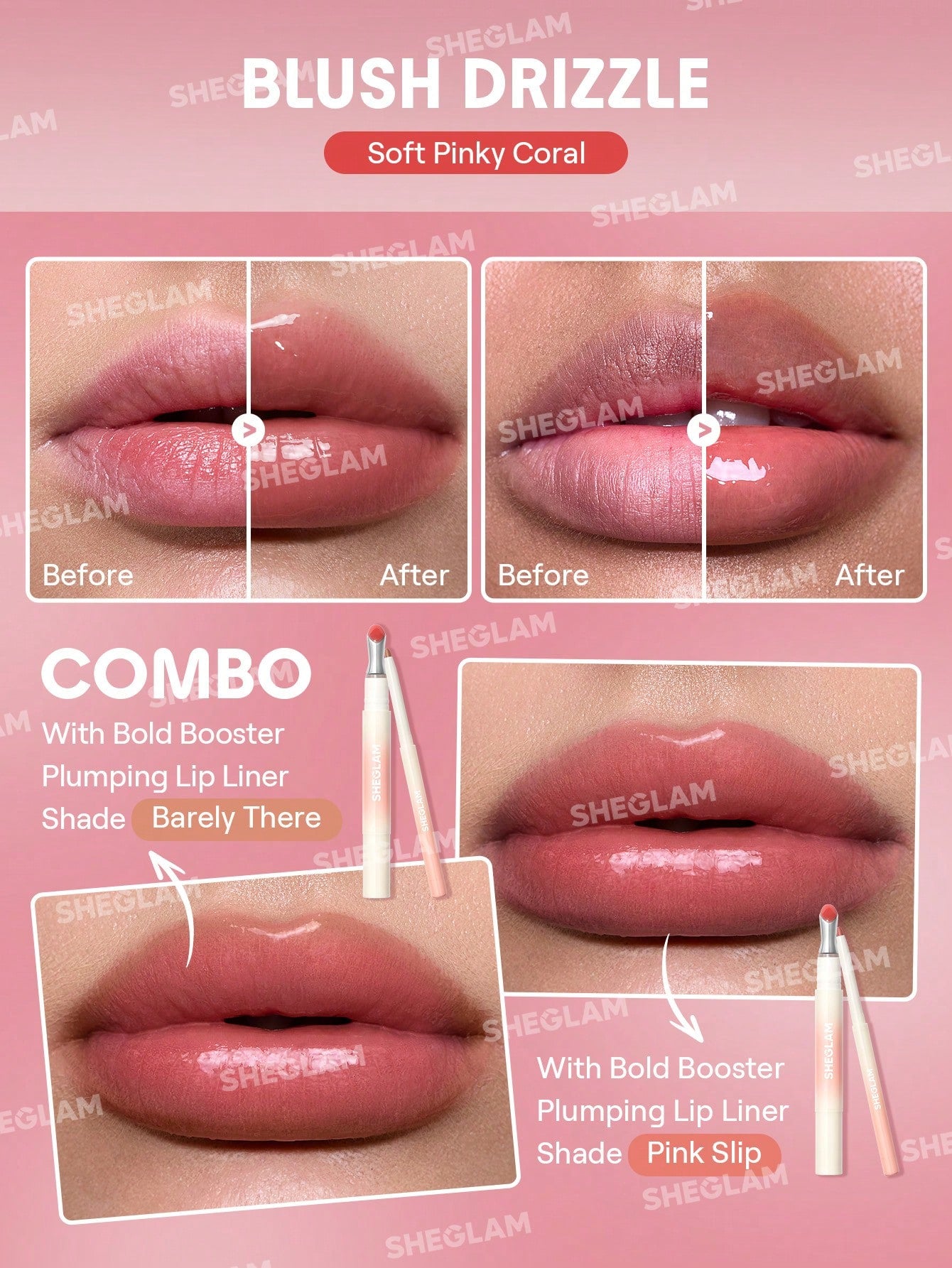 Bold Booster Lip Plumper-112 Blush Drizzle