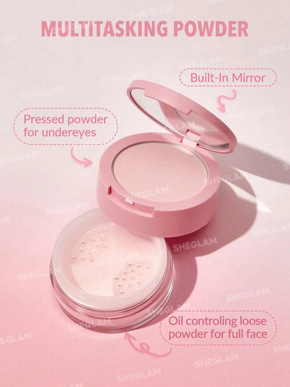 SHEGLAM - Insta-Ready Face & Under Eye Setting Powder Duo