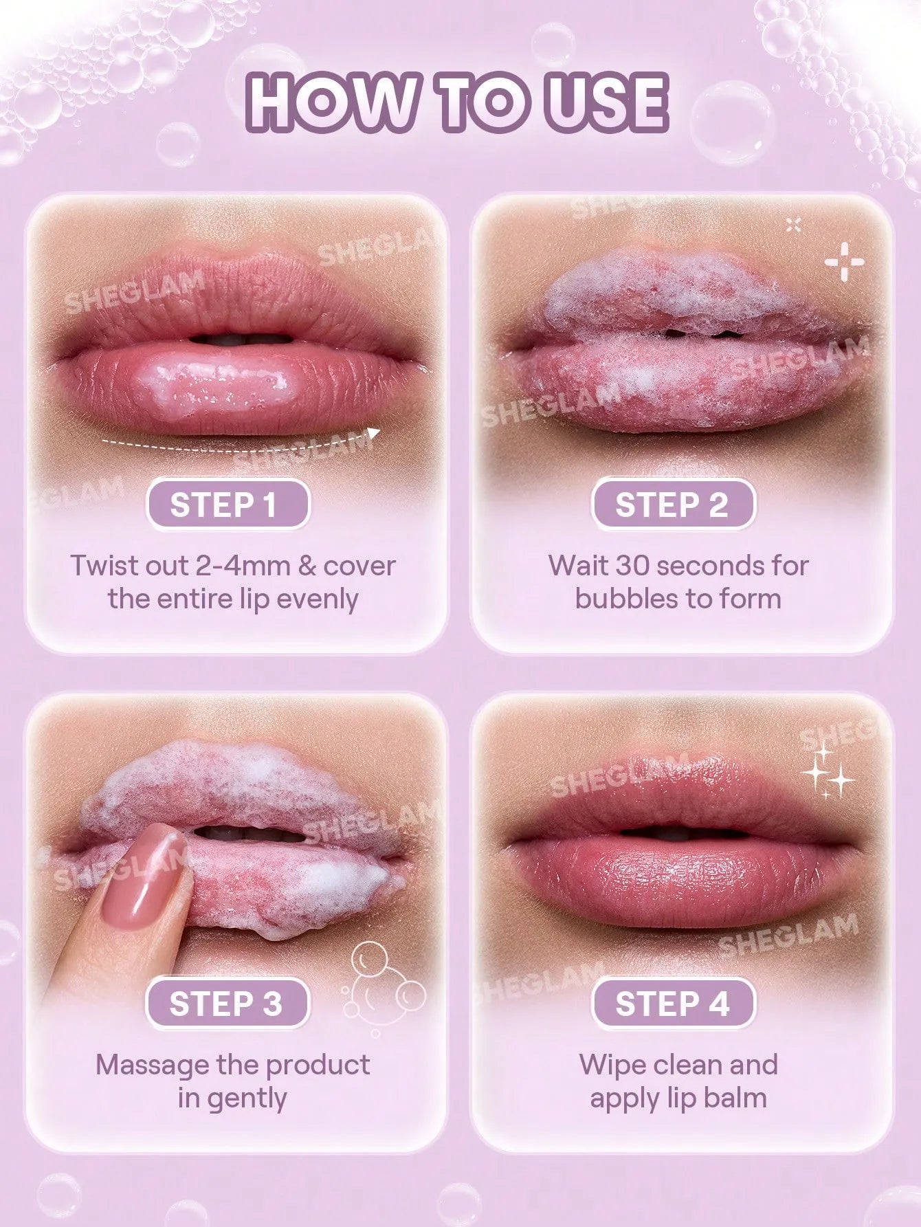 Sheglam - Bubble Buff Lip Scrub