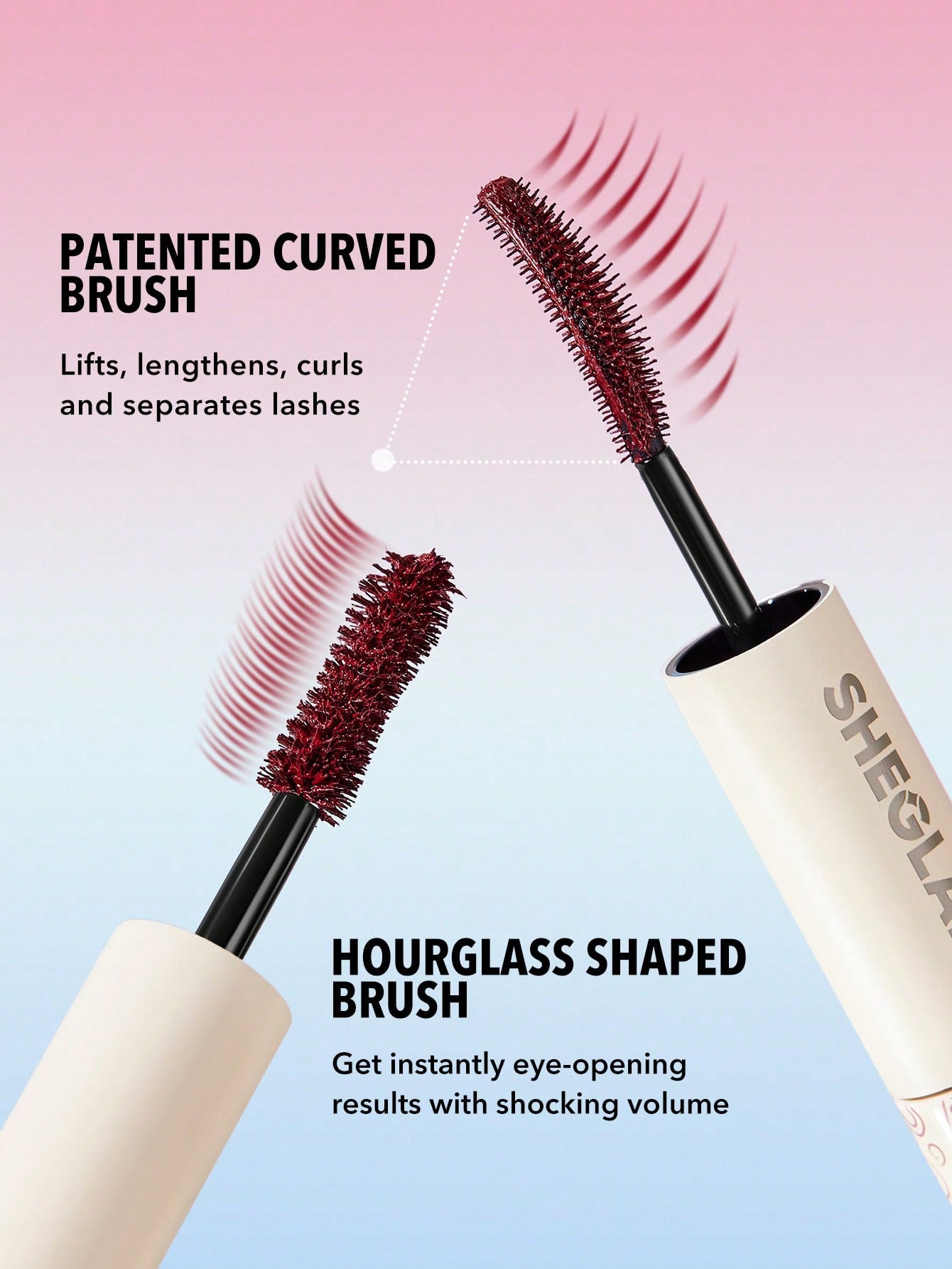 All-In-One Volume & Length Mascara-Waterproof Burgundy