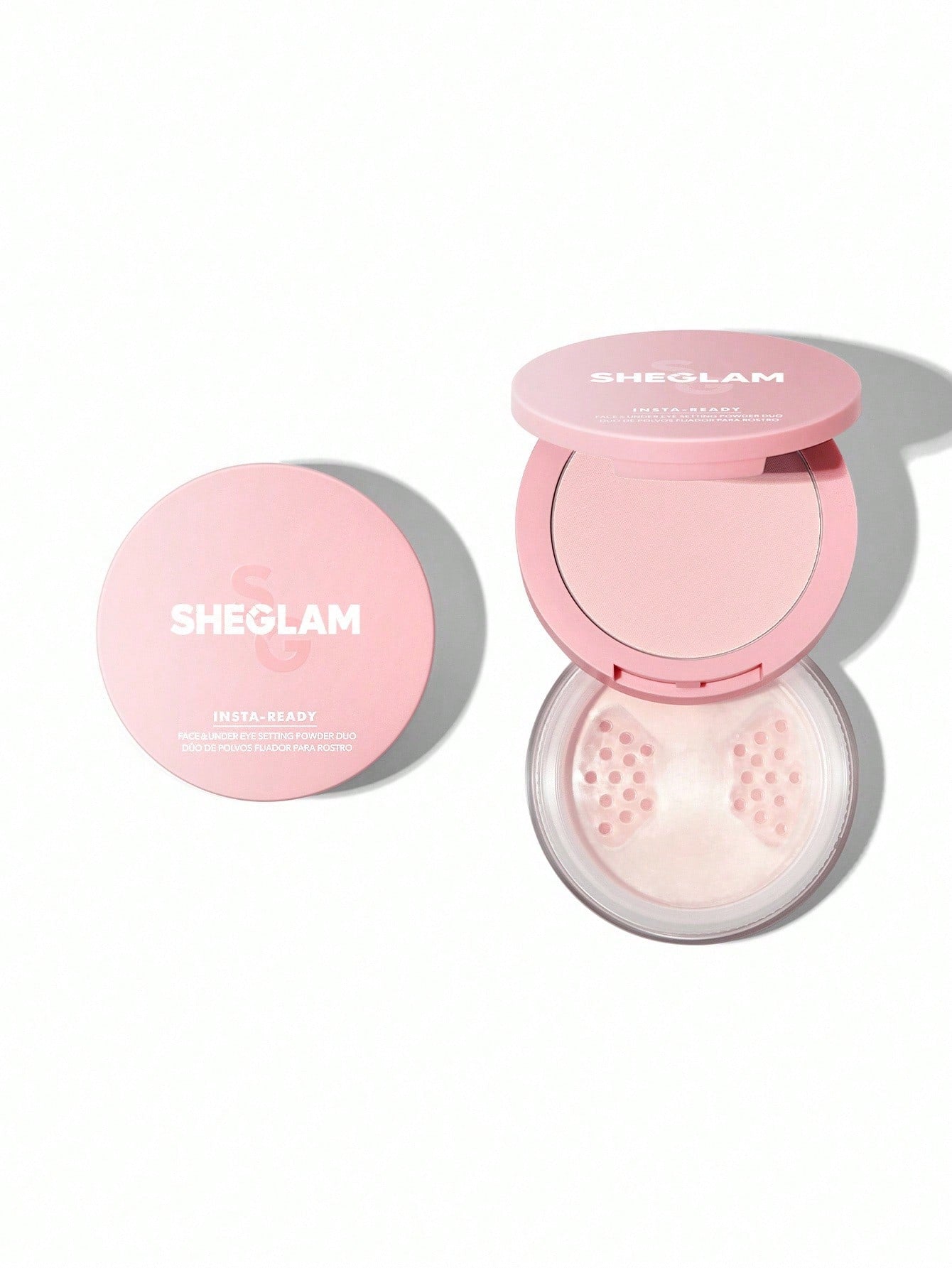Insta-Ready Face & Under Eye Setting Powder Duo-01 Bubblegum