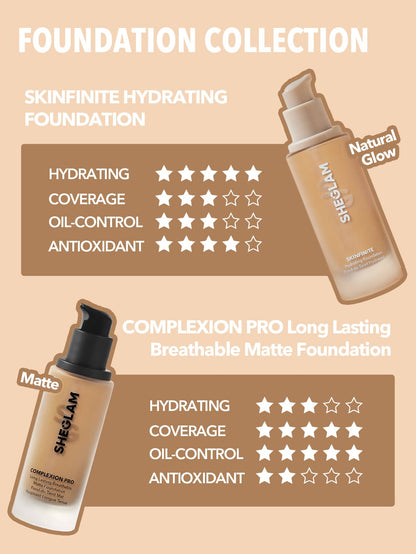 Complexion Pro Long Lasting Breathable Matte Foundation-Nude