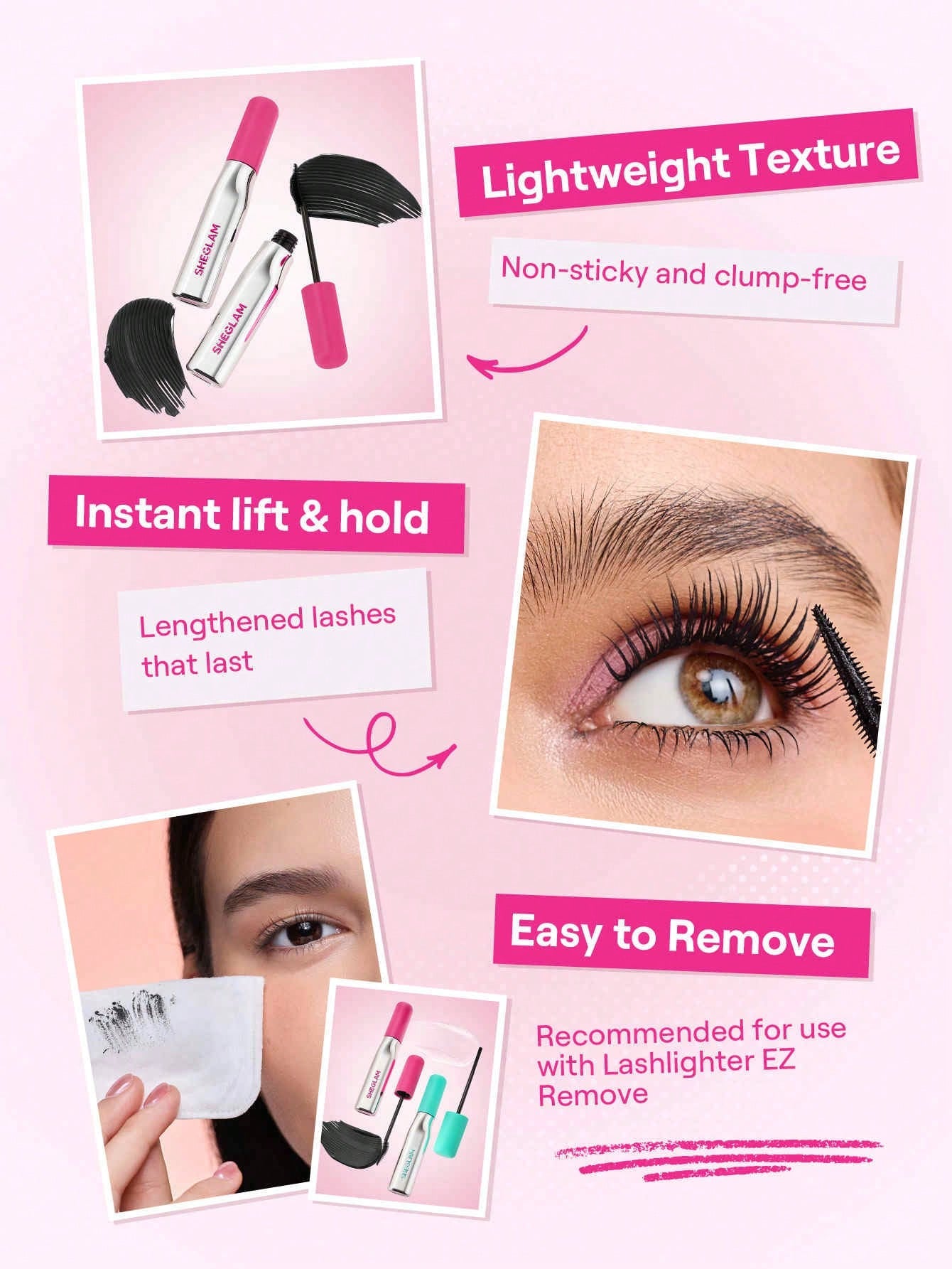 Lashlighter Up & Out Mascara-Black