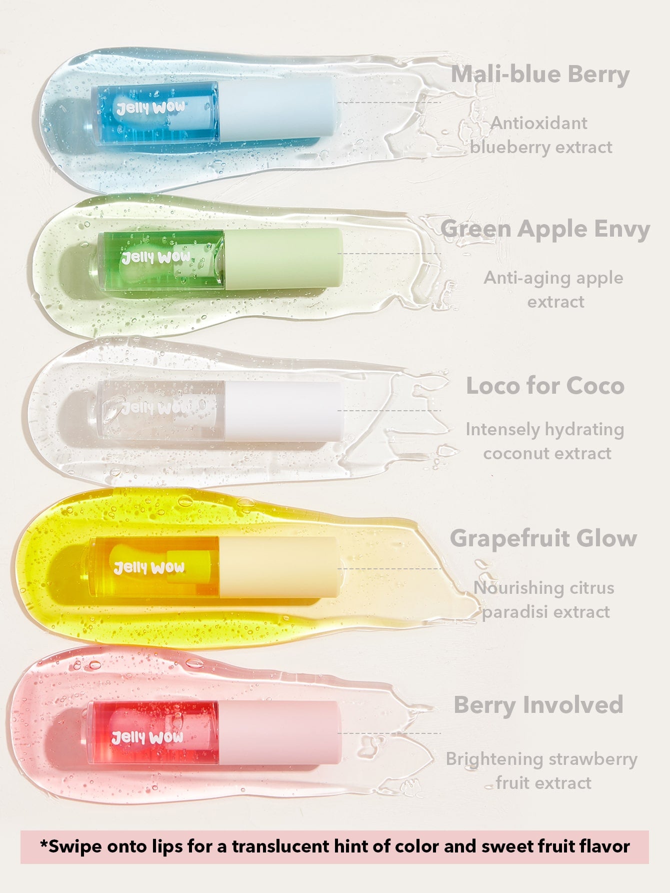 Jelly Wow Hydrating Lip Oil-603 Berry Involved