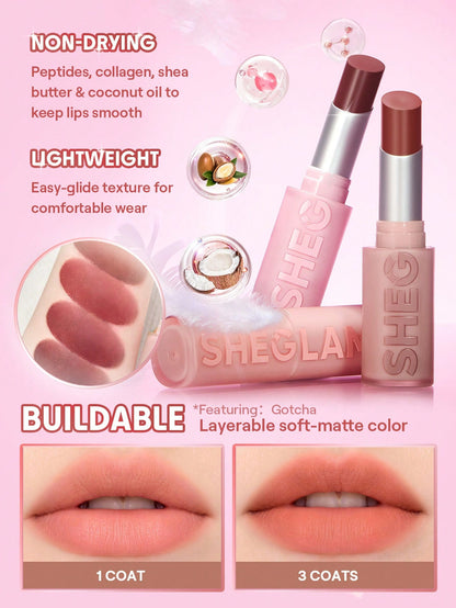 Lip Veil Cushion Lightweight Lipstick-501 Strut