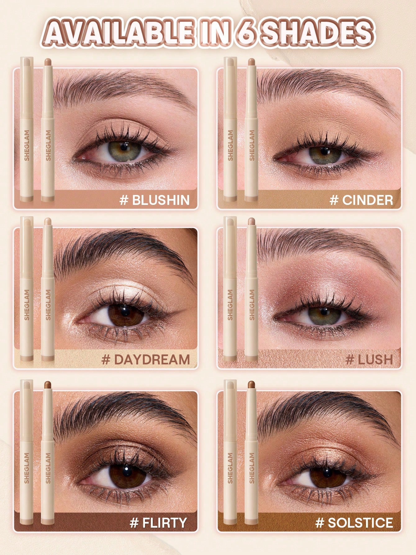 Creamsicle Eyeshadow Stick-06 Flirty