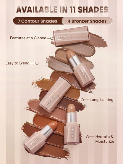 Buttery Buff Contour & Bronzer Stick-Soft Tan