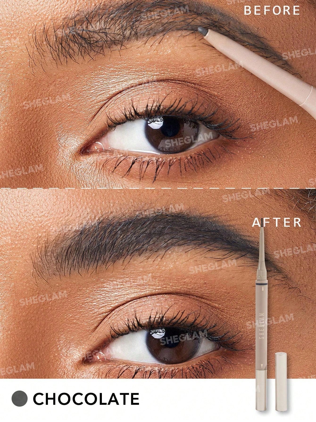 Brows on Demand 2-in-1 Brow Pencil-08 Chocolate