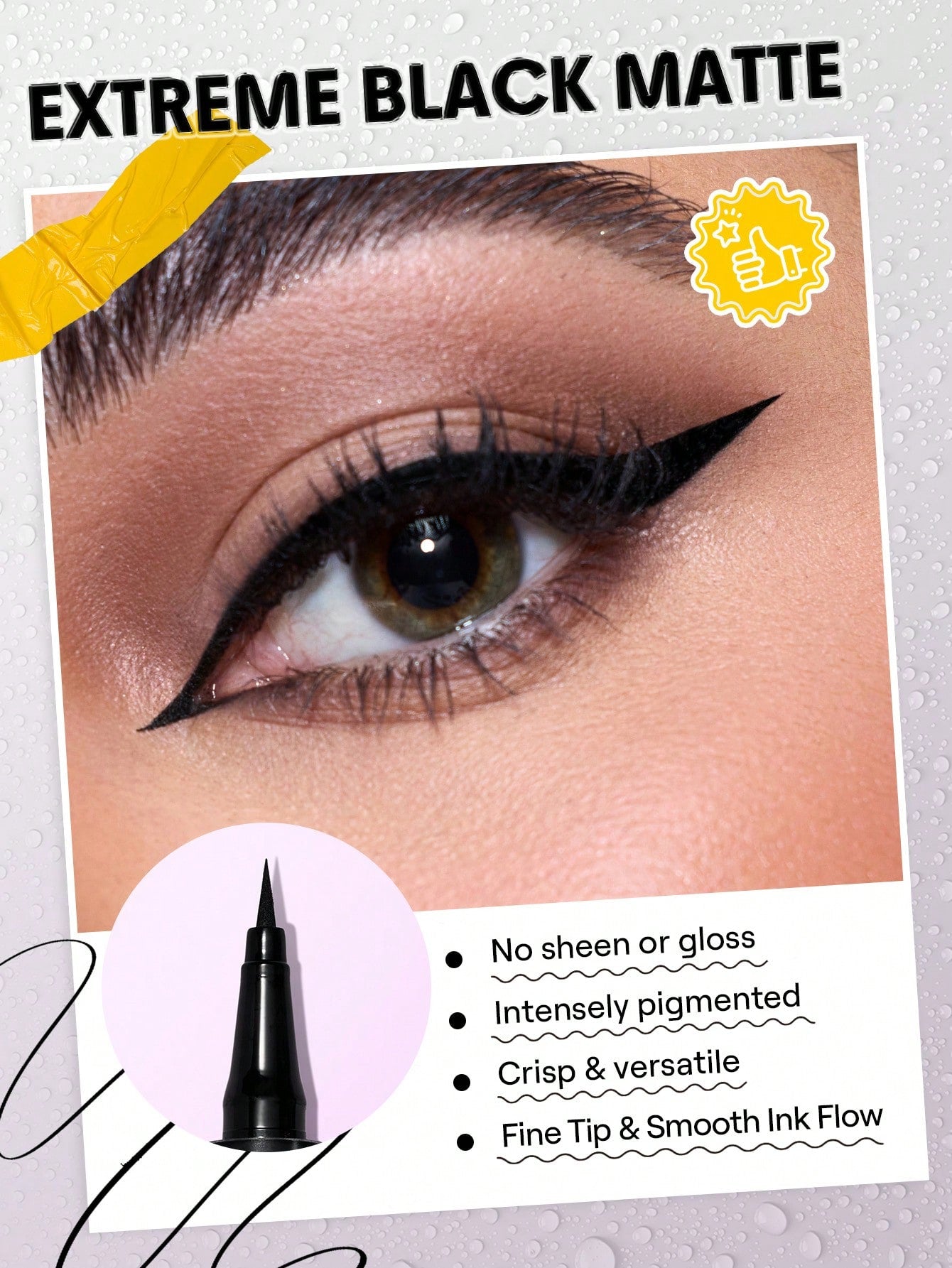 Oh So Rich Matte Eyeliner-Black