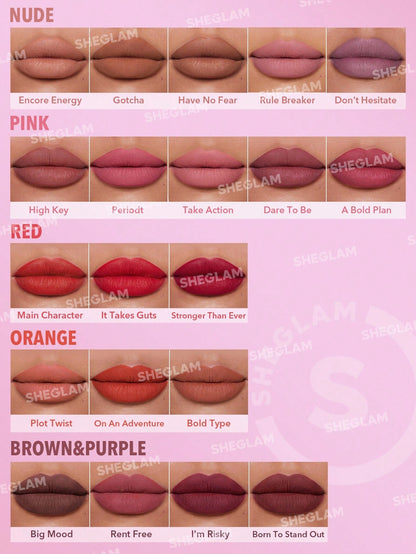 Dynamatte Boom Long-lasting Matte Lipstick-111 High Key