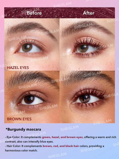 All-In-One Volume & Length Mascara-Waterproof Burgundy