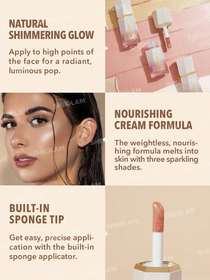 Glow Bloom Liquid Highlighter-01 Vanilla Frost