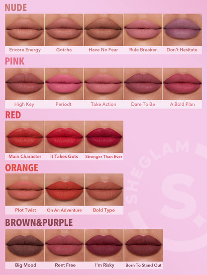 Dynamatte Boom Long-lasting Matte Lipstick-608 Don't Hesitate