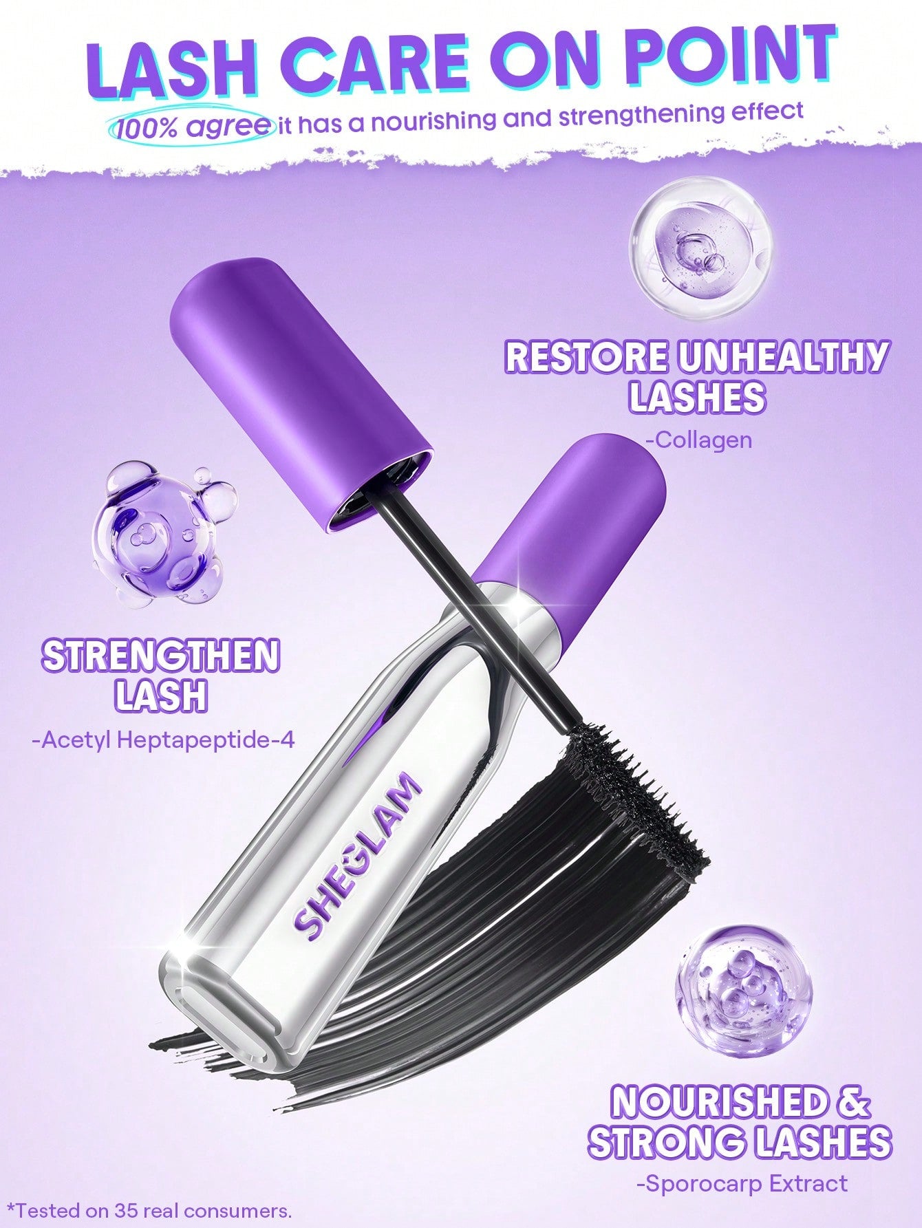 Lashlighter Mega Boost Mascara-Black VOLUME