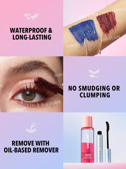 All-In-One Volume & Length Mascara-Waterproof Burgundy