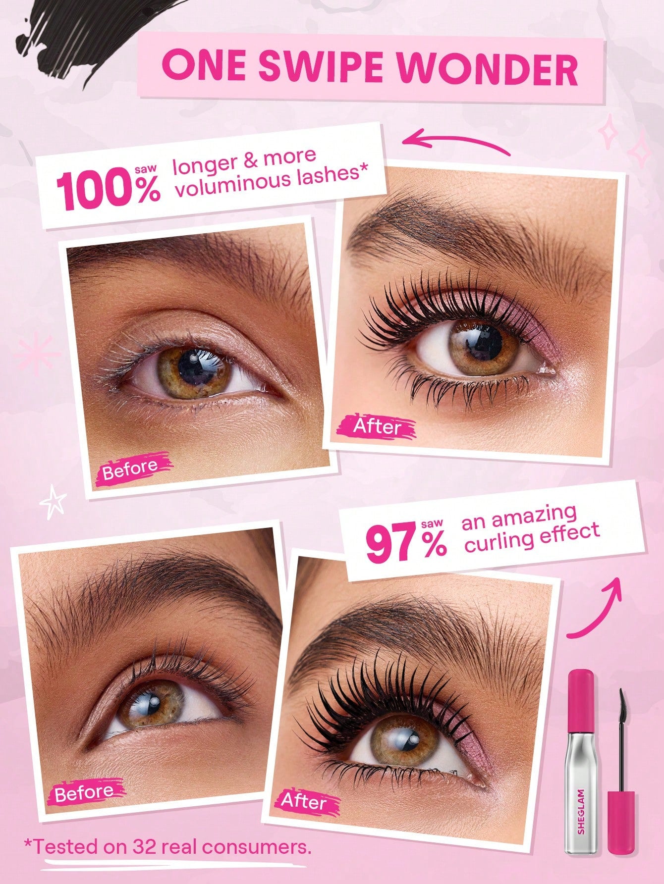Lashlighter Up & Out Mascara-Black