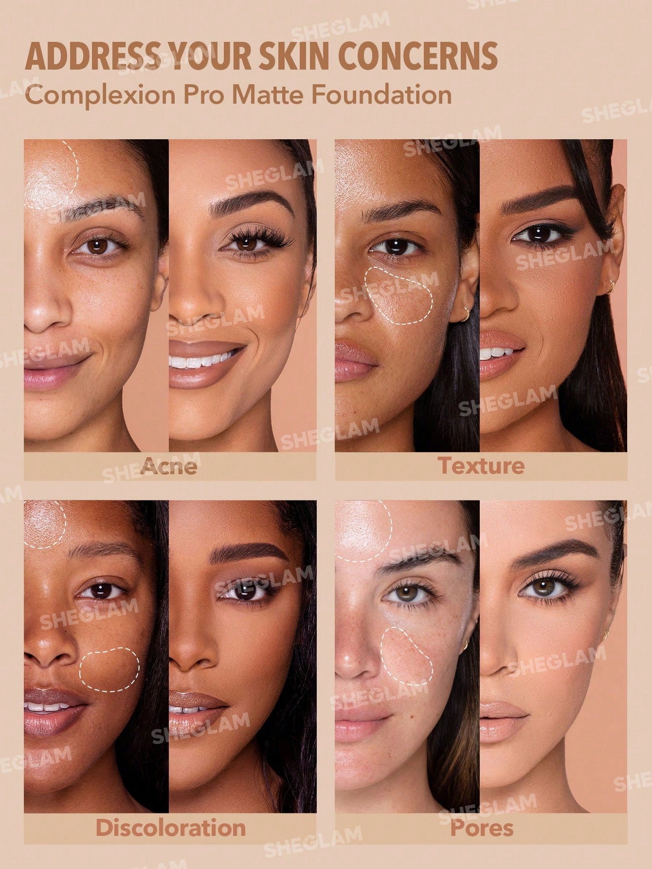 Complexion Pro Long Lasting Breathable Matte Foundation-Warm Vanilla