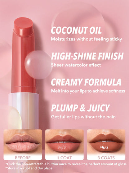 Pout-Perfect Shine Lip Plumper-555 Sepia Kiss