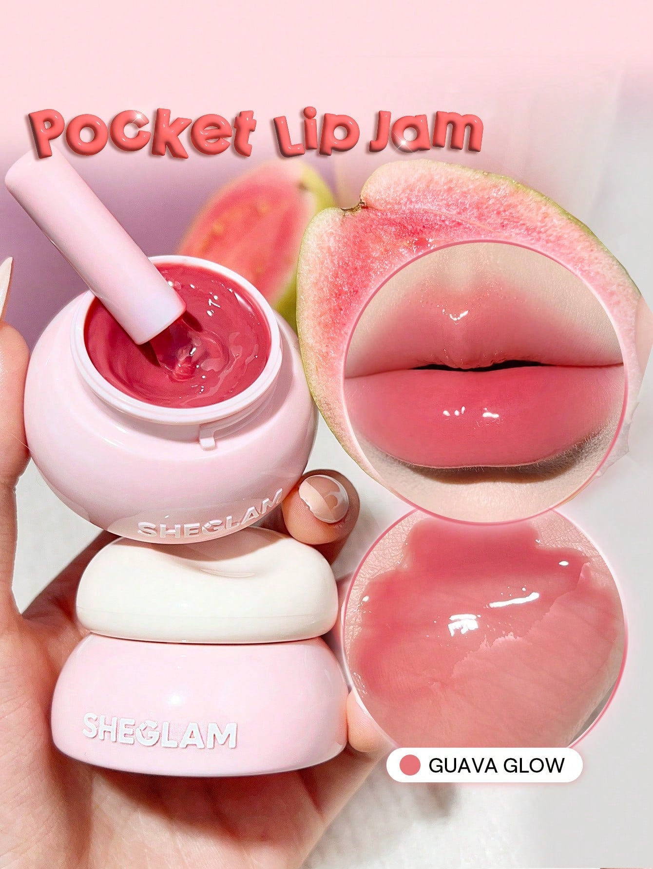 Hydra Jelly Pocket Lip Jam-106 Guava Glow