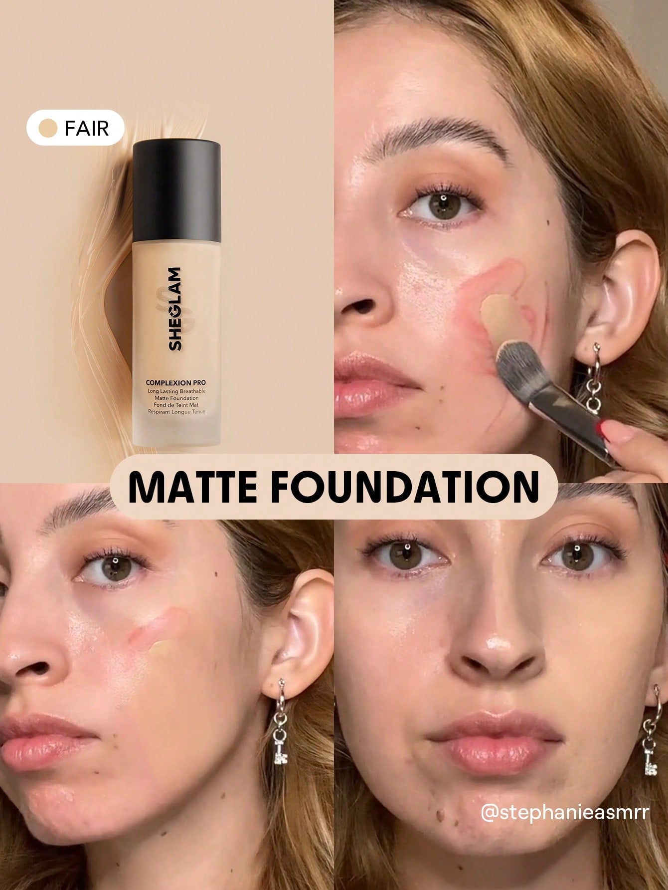 Complexion Pro Long Lasting Breathable Matte Foundation-Fair