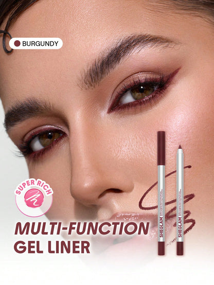 Boldline Longwear Multi-Function Gel Liner-Burgundy