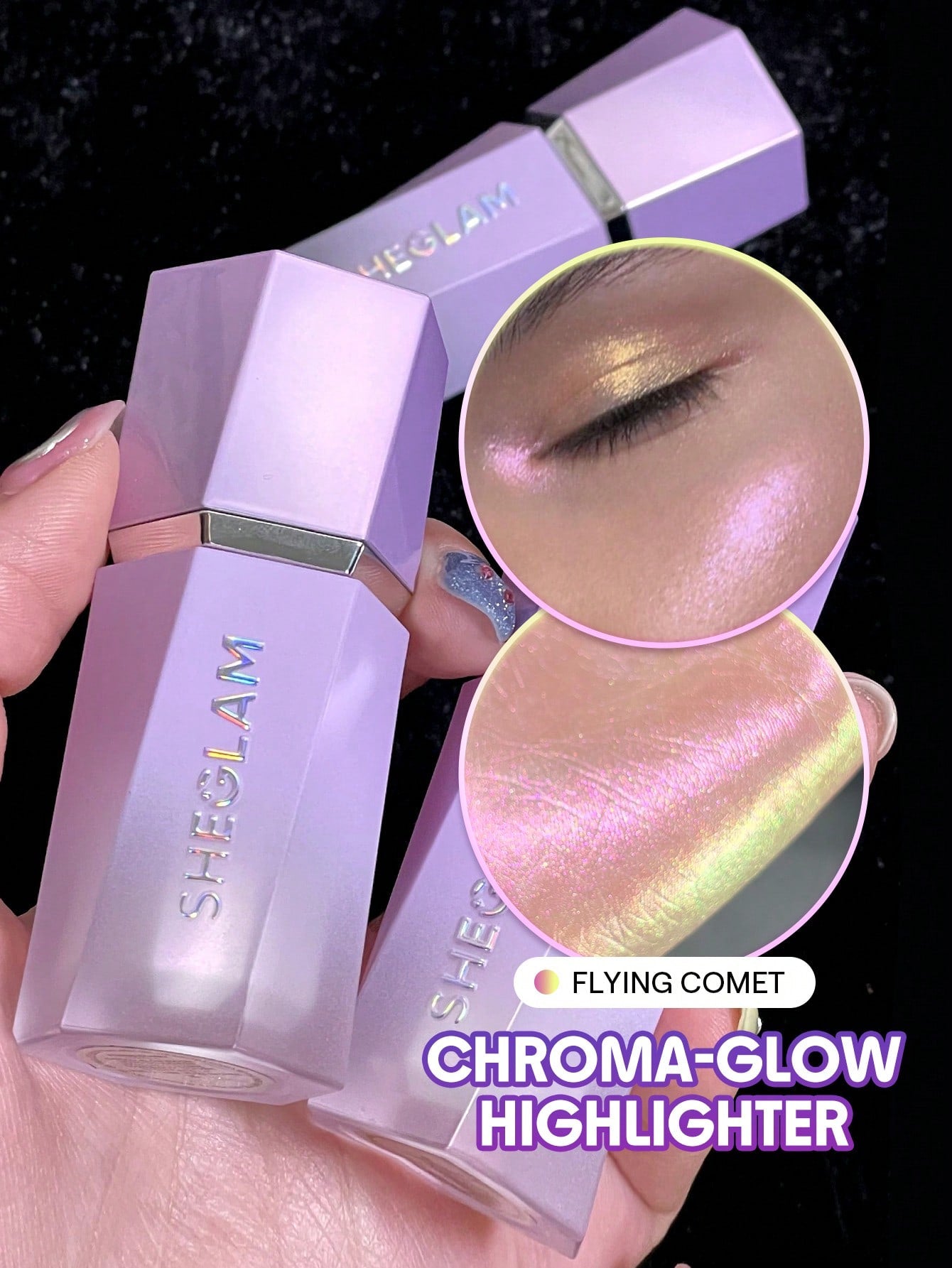Chroma-Glow Bloom Liquid Highlighter-90 Flying Comet