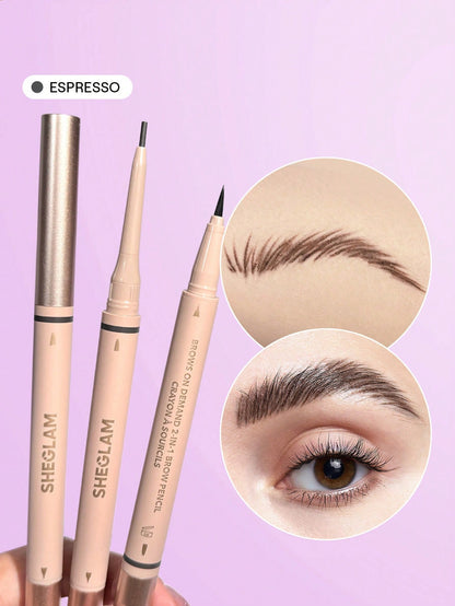 Brows on Demand 2-in-1 Brow Pencil-09 Espresso
