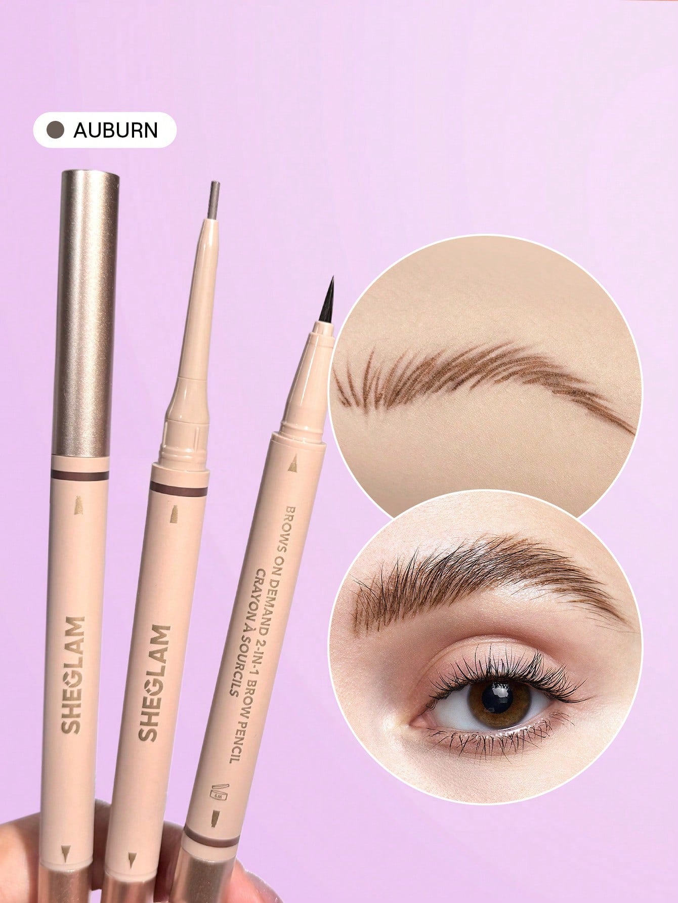 Brows on Demand 2-in-1 Brow Pencil-06 Auburn