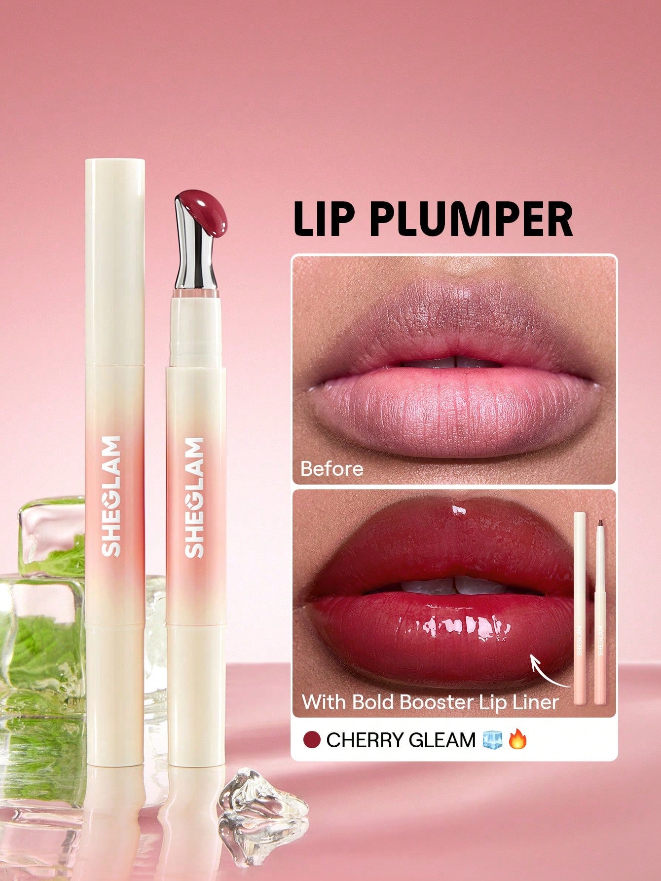 Bold Booster Lip Plumper-310 Cherry Gleam